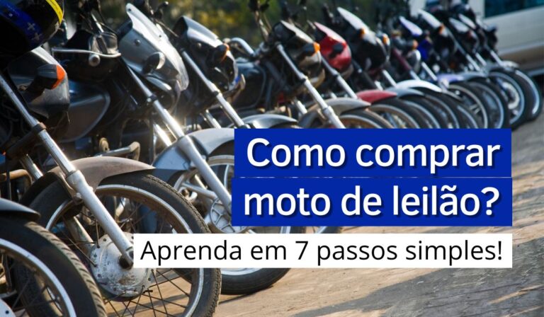 Como comprar moto de leilão? - Agora Notícia