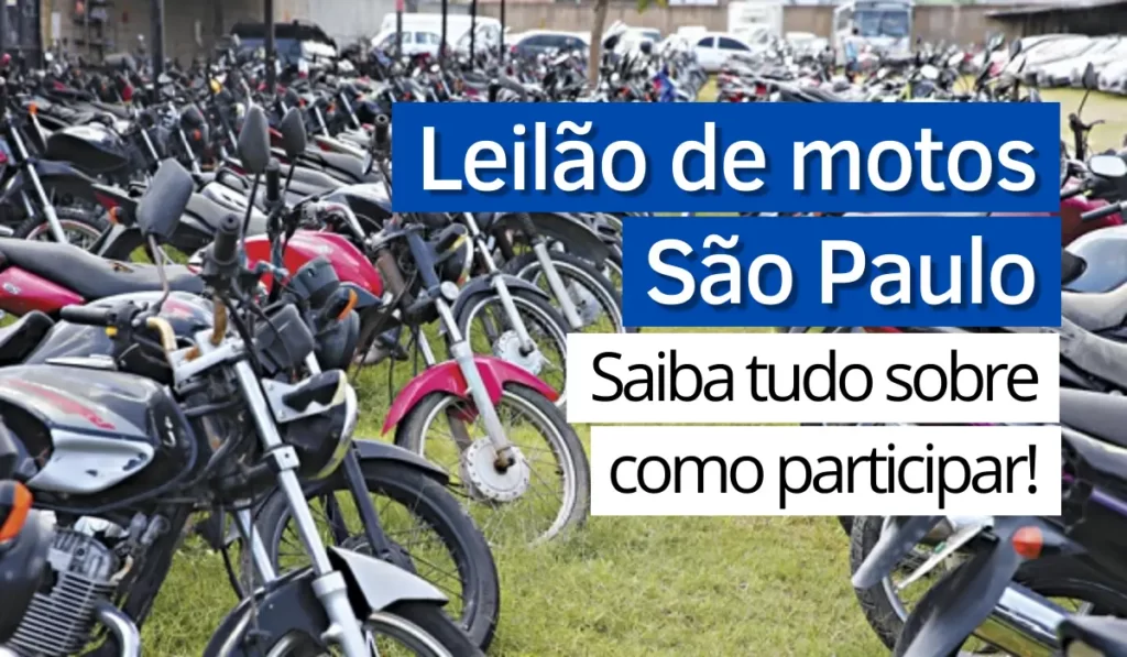लेख के बारे में और पढ़ें Leilão de motos São Paulo: saiba tudo sobre como participar!
