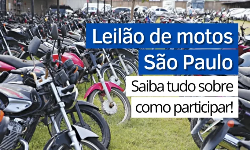 Leilão de motos São Paulo - Agora Notícias