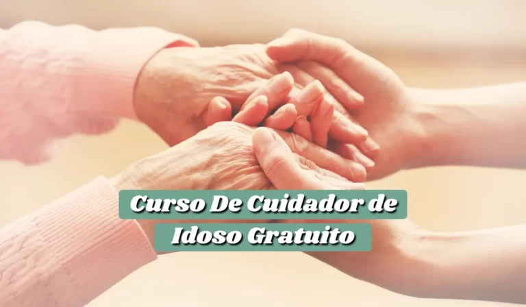 Curso de Cuidador de Idoso Gratuito - Agora Notícias