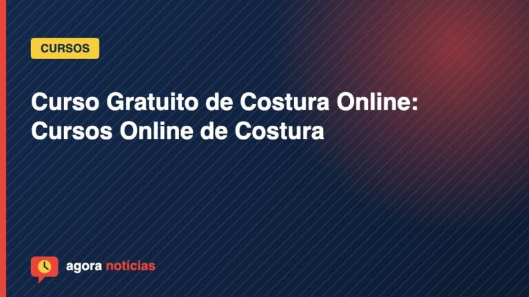Capa do artigo: Curso Gratuito de Costura Online: Cursos Online de Costura